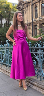 Load image into Gallery viewer, Pink tafta dress
