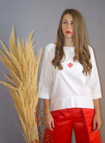 Romanian motif blouse