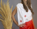 Load image into Gallery viewer, Woman blouse romanian motif
